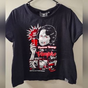 Killstar vampire crop top vampire Goth shirt